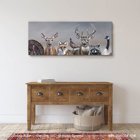 "Deer Friends" Canvas Prints, 5 sizes available