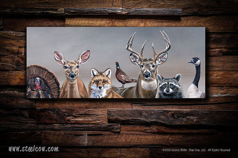 "Deer Friends" Canvas Prints, 5 sizes available