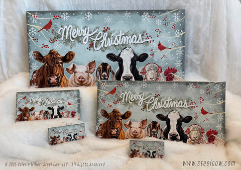Steel Cow Merry Christmas 2025 Special Edition