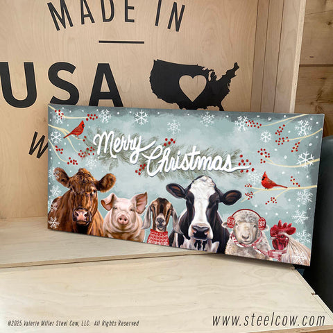 Steel Cow Merry Christmas 2025 Special Edition