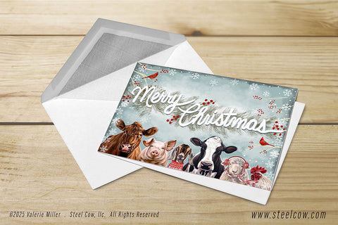 Steel Cow Merry Christmas 2025 Special Edition