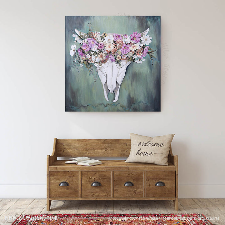 Flora Bison Skull