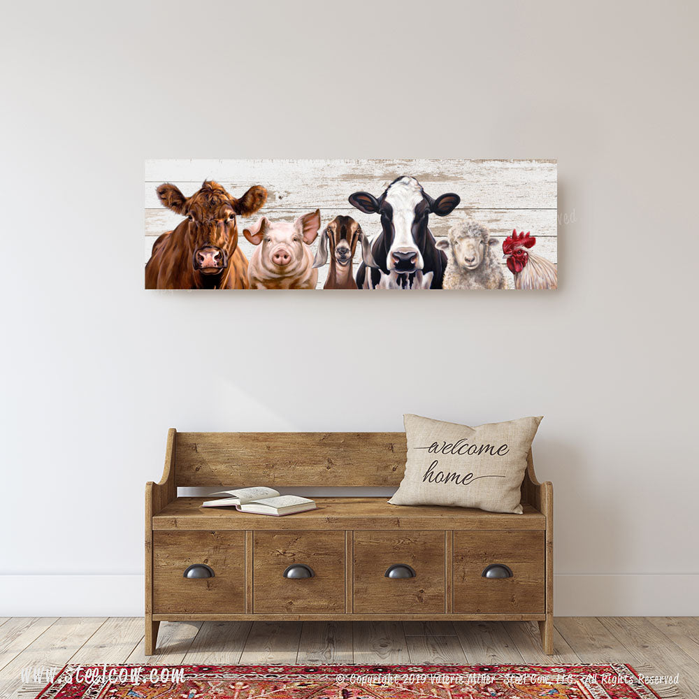 "The Girls and Friends"™ Vintage Canvas Prints, Available in 5 sizes