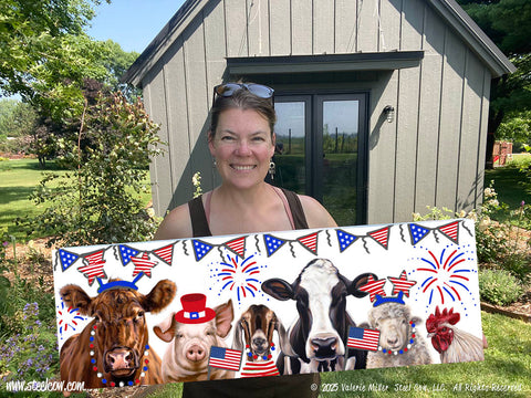 "The Girls and Friends...4th of July"™ Canvas Prints, 3 sizes plus magnets!