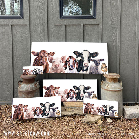 NEW for 2025!!!  "Baby Girls and Friends" Canvas Prints, 5 sizes available