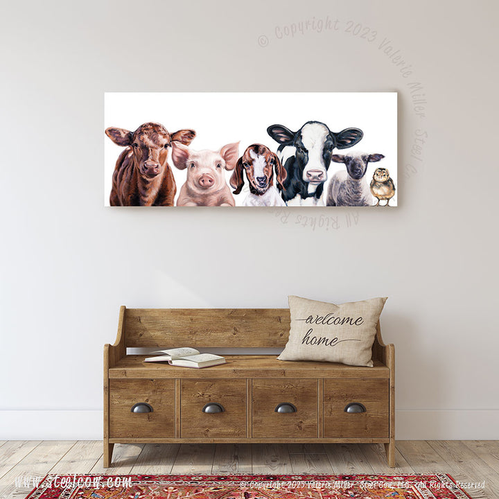 "Baby Girls and Friends" Canvas Prints, 5 sizes available