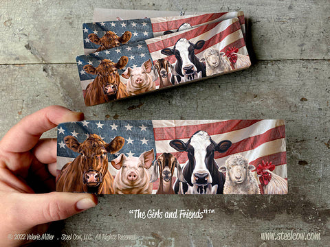 Americowna™ Collection long magnets (4 images to choose from)