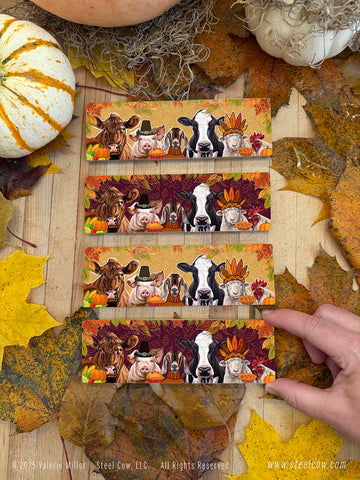NEW for 2025!  "The Girls and Friends"™ Thanksgiving Magnets