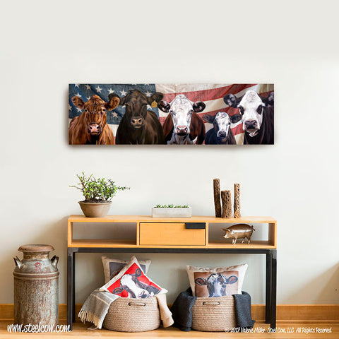 "Beefy Babes"™ Americowna Collection Canvas Prints, 3 sizes available