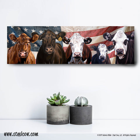 "Beefy Babes"™ Americowna Collection Canvas Prints, 3 sizes available