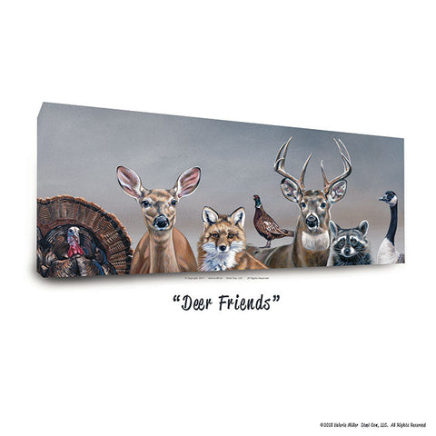 "Deer Friends" Canvas Prints, 5 sizes available