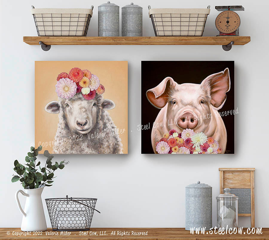 Dahlia Friends Collection (24 images available in 4 sizes)