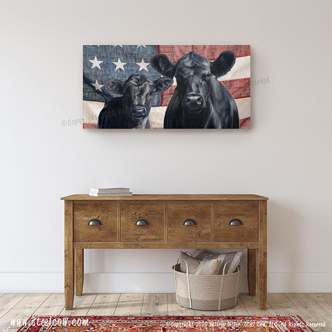 "Momma's Girl"™ Americowna Collection™ Canvas Prints (4 sizes)