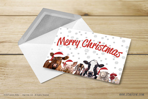 "The Girls and Friends"™ Merry Christmas Greeting Cards
