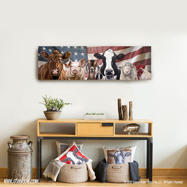"The Girls and Friends" ™ Americowna™ Collection canvas prints, 5 sizes available