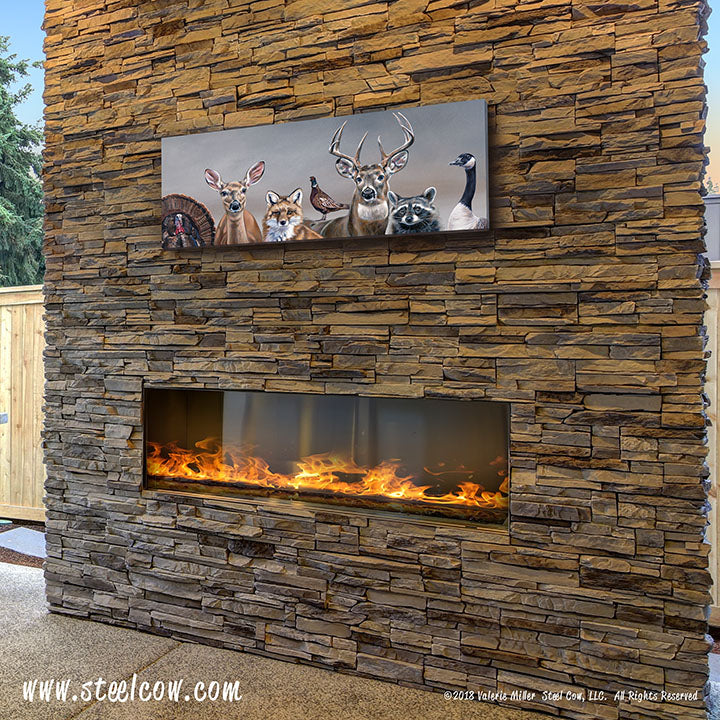 "Deer Friends" Canvas Prints, 5 sizes available