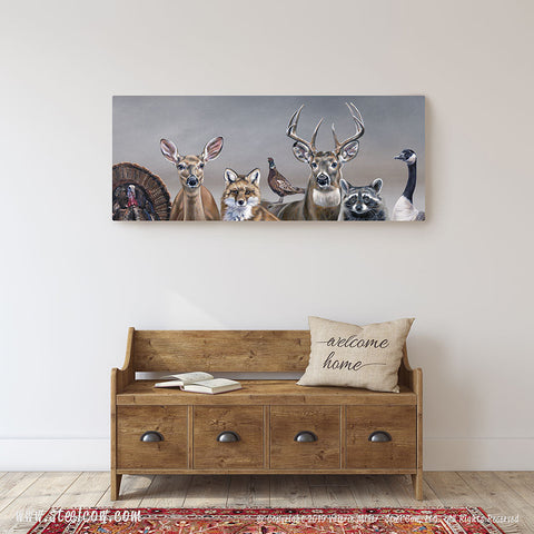 "Deer Friends" Canvas Prints, 5 sizes available