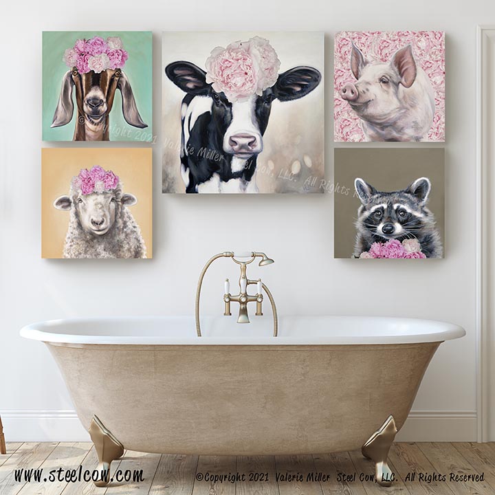 Peony Friends Collection (24 images available in 4 sizes)